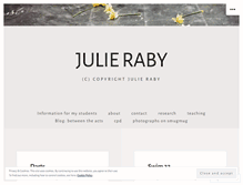 Tablet Screenshot of julieraby.com